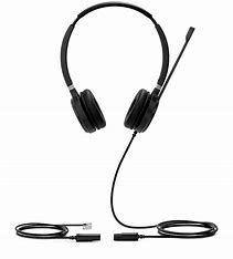 Yealink YHS36-DUO, Mid-level RJ9 headset, Binaural, Leather