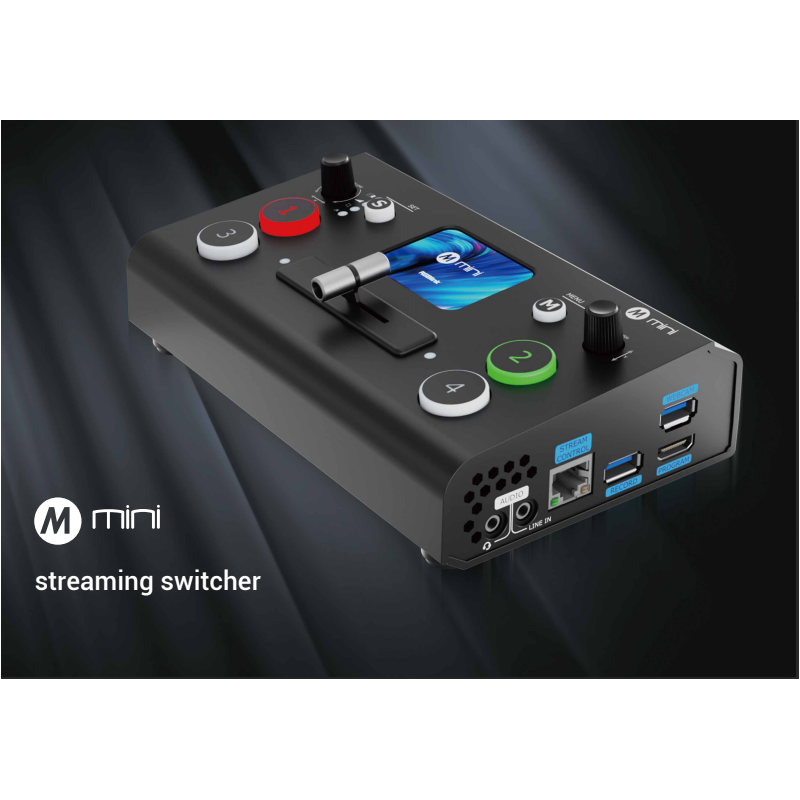 Mini Streaming Switcher, 4CH HDMI